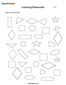 Identifying and Coloring Diamonds 1