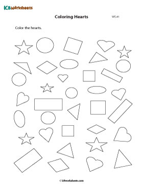 Identifying and Coloring Hearts 1