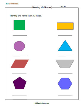 Labeling Standard Shapes 1