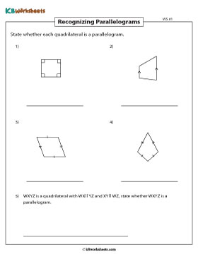 Determining Parallelograms Based on Side Properties 1