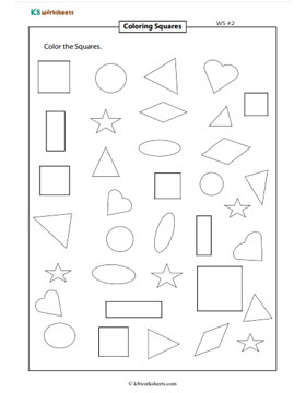 Identifying and Coloring Squares 2