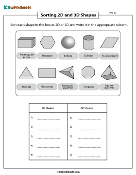 Categorizing Plane and Solid Shape | Standard 2