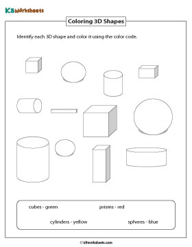 Identifying and Coloring 3D Shapes