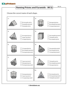 Choosing the Correct Names | Prisms and Pyramids 1