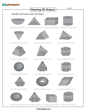 Labeling Standard Shapes 1