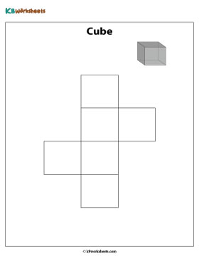 Net of a Cube | Printable Chart