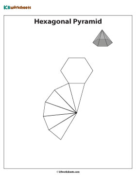 Net of a Hexagonal Pyramid | Chart