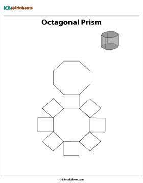 Net of an Octagonal Prism | Chart