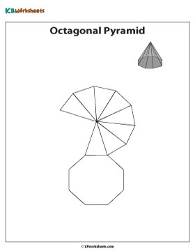 Net of an Octagonal Pyramid | Chart