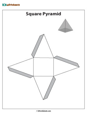 Foldable Square Pyramid | Activity