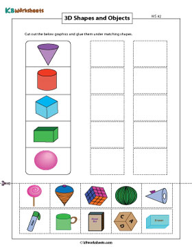 Identifying 3D Shapes in Real-Life Objects | Cut and Glue 2