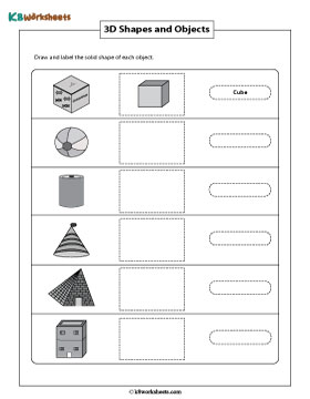 Identifying and Drawing Real-Life Solid Shapes