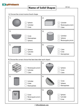  Recognizing Solid Shapes in Real Life | MCQ 2