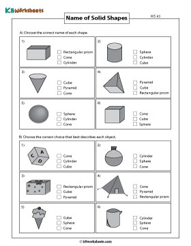  Recognizing Solid Shapes in Real Life | MCQ 3