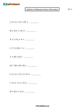 Adding Absolute Value 2