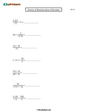 Dividing Absolute Value 2