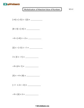 Multiplying Absolute Value 2