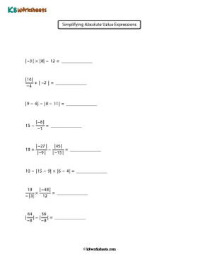 Simplifying Absolute Value Expressions