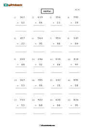 Adding 3-digit and 2-digit Numbers