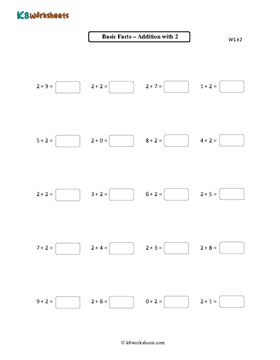 Addition Facts: 2 - 2