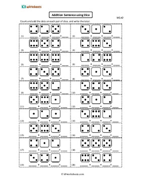 Addition Using Dice 2