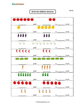 Writing Addition Sentences 2