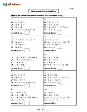 Identifying the Associative Property 2