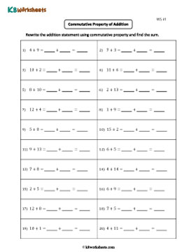 Rewriting Using the Commutative Property 1