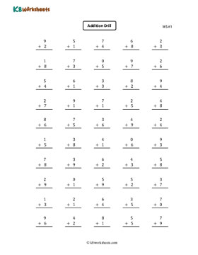 Addition Drill | Column 1