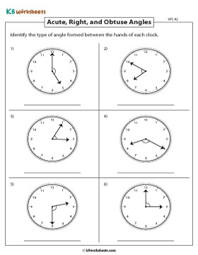 Types of Angles in Clocks 2