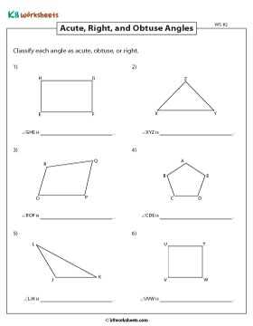 Angles in Shapes 2