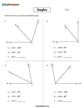 Finding Unknown Angles 1