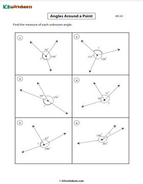 Finding Unknown Angles 3