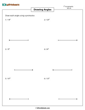 Drawing Angles | 1-Degree Increments 1