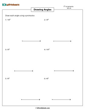 Drawing Angles | 5-Degree Increments 1