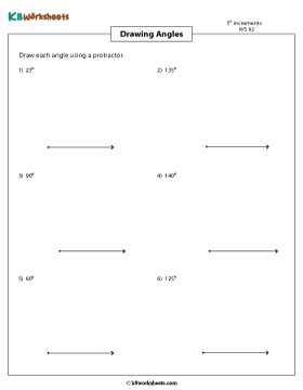 Drawing Angles | 5-Degree Increments 2