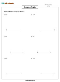 Drawing Angles with a Protractor