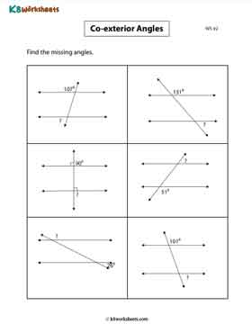 Write the Missing Angles | Co-Exterior 2