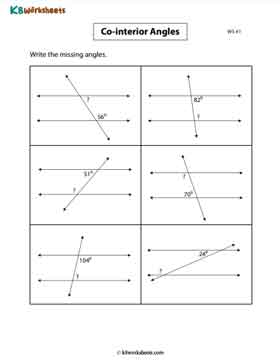 Write the Missing Angles | Co-Interior 1