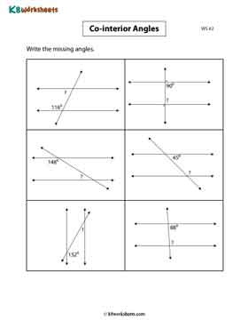 Write the Missing Angles | Co-Interior 2