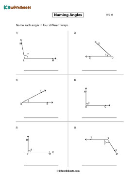 Naming angles in four ways 1