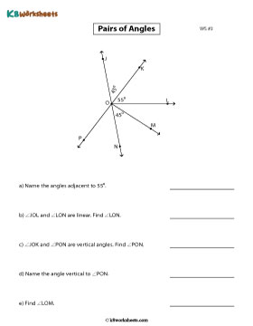 Identify the Pairs of Angles 3