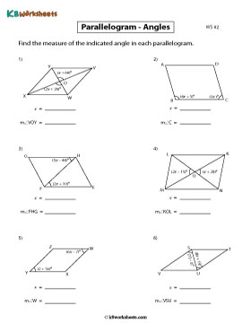 Finding the Indicated Angles 2