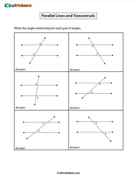 Identify the Relationship between Angles