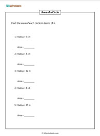 Area of a Circle