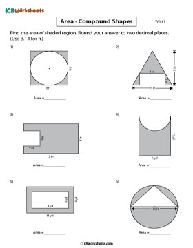 Area of Compound Shapes | Subtracting Areas - Customary 1