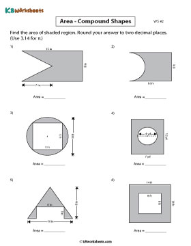 Area of Compound Shapes | Subtracting Areas - Customary 2