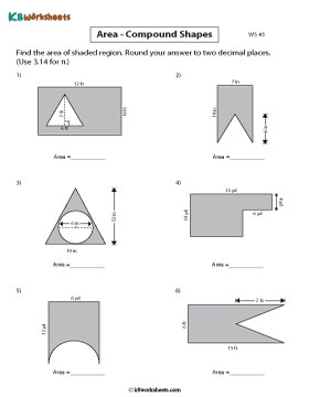 Area of Compound Shapes | Subtracting Areas - Customary 3