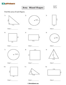 Finding the Area of Mixed Shapes | Level 1 - Customary 3