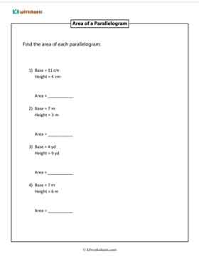 Finding Area of a Parallelogram | Type 2